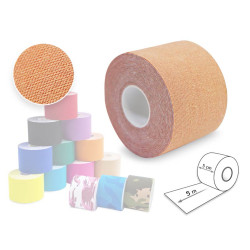 Tape Κινησιοθεραπείας 5m x 5cm Πορτοκαλί Kinesiology Tape
